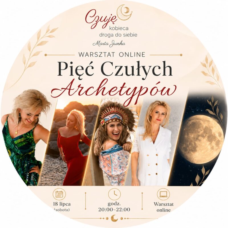 Pięć Czułych Archetypów_koło Warsztat online: Pięć Czułych Archetypów